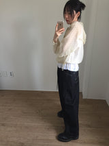 Summer Stitch Balloon Denim (2color)