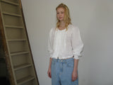 Mont lace blouse_ivory