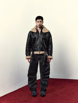MEN - EDRAS - Faux Shearling Pilot Jacket