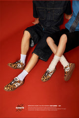 HBD x WeFlower Collaboration – Leopard Print Retro German Training Shoes