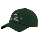 Cat Save The World ballcap (Green)