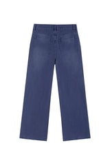 Dyed Flare Washed Jeans