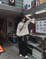 スタンダードベルベットロングスリーブTシャツ