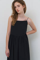 Summer tie dress_black