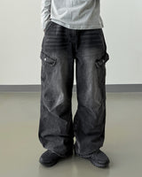 Baren Dart Wide Cargo Jeans