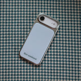 [MADE] BON WEEKEND COLOR SILVER EPOXY PHONE CASE (SKY BLUE)