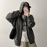 Kai Boxy Two Way Dangara Knit Hooded Zip-Up