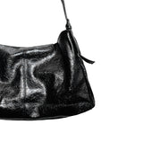 Double Strap Leather Shoulder Bag