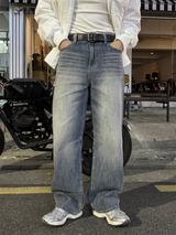 ターンウェーブワイドデニムパンツ