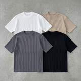 プリテッドリラックスドTシャツ