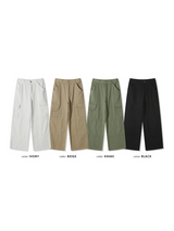 [Unisex] Work pocket cargo wide pants(4color)