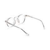Horn-Trimmed Transparent Glasses Y.LAB 04 C07