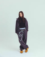 nsn logo sweat pants -gray-