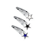 [SET] Funky Star Hair Clip Pins