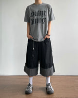Mare Stripe Bermuda Denim Pants