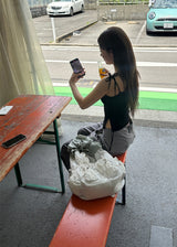 TIE SLEEVELESS