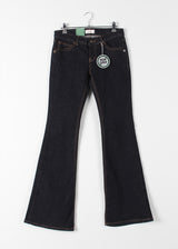 DEEP SLIM BOOTS CUT DENIM