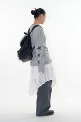 Angel unbalanced skirt