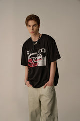 レトロカーロゴTシャツ