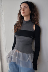 POSE TANK TOP - CHARCOAL