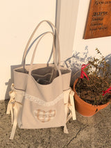 A letter bag_beige