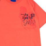 ターンダウンショートスリーブTシャツ (UNISEX)_SYS7TS10OR