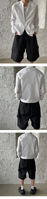 [S/S] Linen biker jacket (2color)