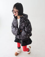 Quilting Padding Flare Miniskirt