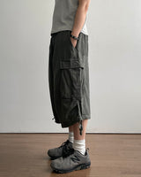 Rope Cargo Bermuda Pants