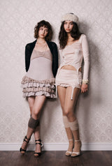 Lace garter top