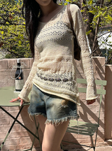 [S/S] Punching knit one piece