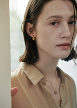 [925 silver] Deux.silver.150 / pooh earring (gold)