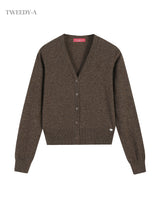 Basic Cashmere Blend V-Neck Cardigan - 5 Colors