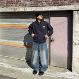 Embroidered Patch Hoodie