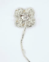 Clover Broach Beanie - L/Grey