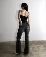 Metal Triclipse Regular Fit Bootcut Denim Pants Gray