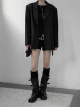 Ront Scrunchie Set Overfit Jacket