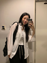 [MADE] Lelun Summer See-Through Stripe Shirt