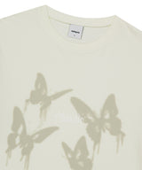 ピグメントバタフライゴスTシャツ_アイボリー