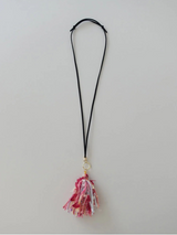 インディー タッセル ネックレス(WHITE, PINK 2COLORS!)