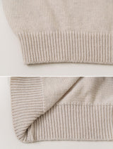 BR Crop V-neck Long Sleeve Knit + Tie Set (8color)