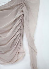 Ara off-Shoulder Mesh Tee