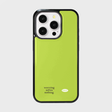 holiday epoxy bumper case (lime)