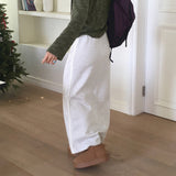 [Napping Lining] Luhee Angora line Sweat maxi long skirt