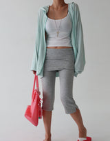 Summer Salanta See-through Oversized Fit Hooded Zip-Up Jacket