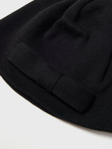 SOFT BOW BEANIE BLACK