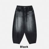 Zed Cat Balloon Denim Pants