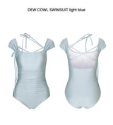 DEW COWL SWIMSUIT light blue