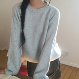 Choe loose fit wool round knitwear
