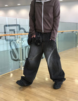 No.1655 カーブド リベット デニム パンツ